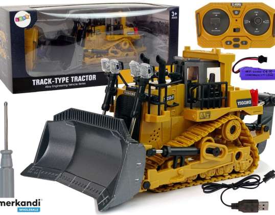Bulldozer de control remoto 2.4g Cuchara móvil de control remoto