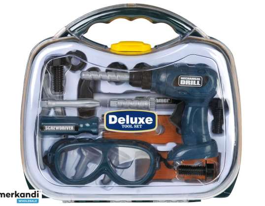 Werkzeugset Grün Koffer DIY Schrauben