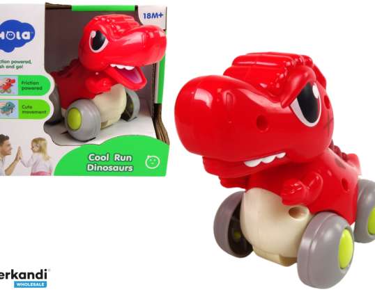 T Rex Dinosaurus op Wielen Rood Figuur