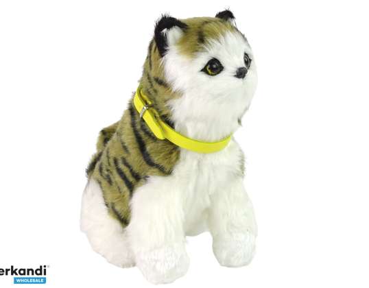 Interactieve kat kitten pluche miauwt beweegt kop en staart