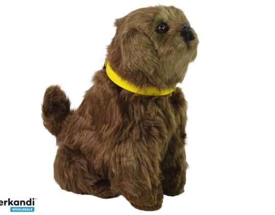 Interaktiv plysjhund bjeffer svingende hale