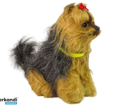 Interaktywny Pies Piesek Yorkshire terrier York  Pluszowy Szczeka Rusza Ogonem
