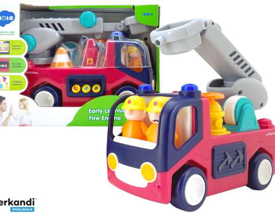 Pädagogische interaktive Feuerwehr für Kleinkinder mit Ton und Licht