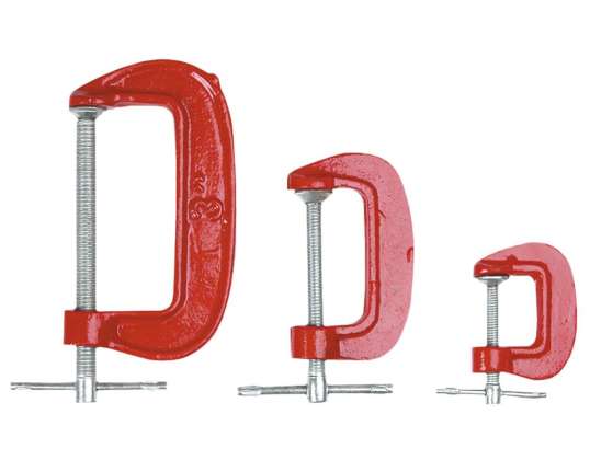 Modellklemmer type G. sett med 3 stk.