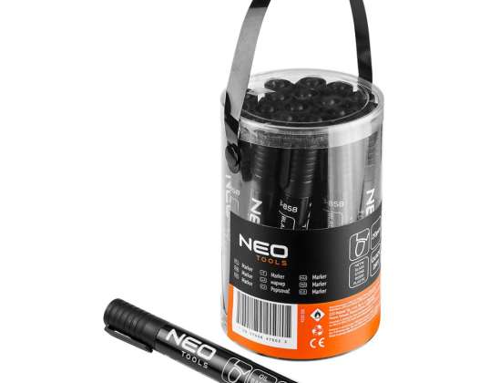 Building marker. black. permanent. waterproof. Oil. multiples of 20 pcs.