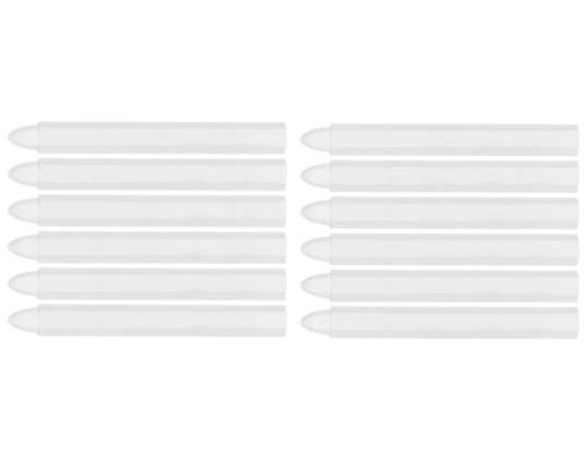Technical chalk for marking. white. 12 pieces