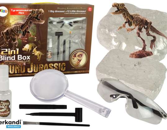 Archäologisches Set 2in1 Dinosaurier Skelett Tyrannosaurus