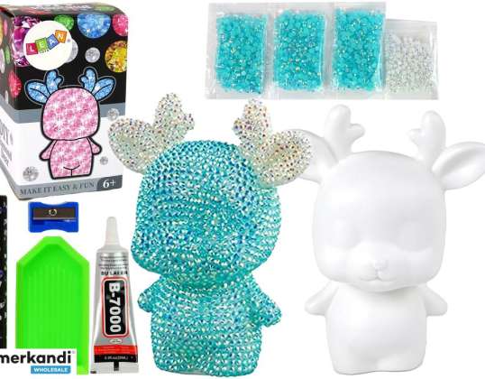 Rentier DIY Kreativset Diamanten Kristalle Blau
