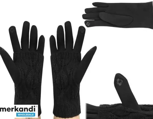 Gants tactiles noirs R6413