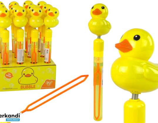 Bańki Mydlane Kaczka Żółta Dźwięk 29 cm