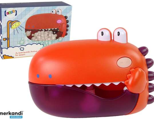 Jabón Burbujas De Baño De Juguete Dinosaurio Rojo A Pilas