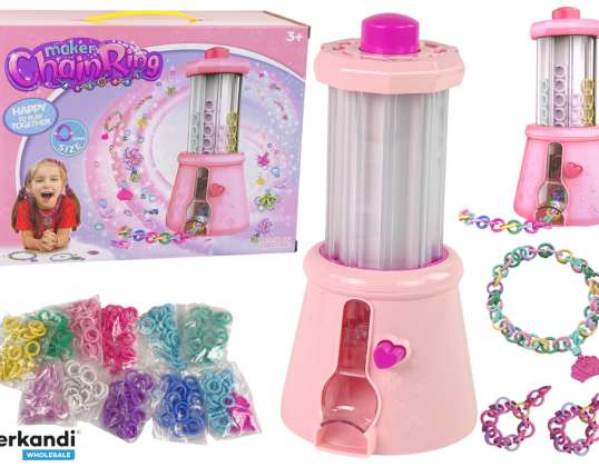 Máquina de fabricación de joyas de anillos de bricolaje de juguete