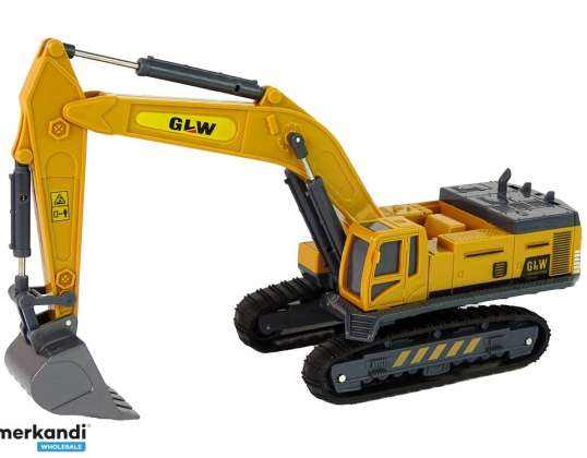 Bagger Raupe Baufahrzeug 1:55 Gelb