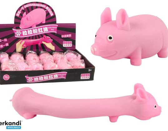 Esnek Pembe Squishy Domuzcuk Duyusal Oyuncak
