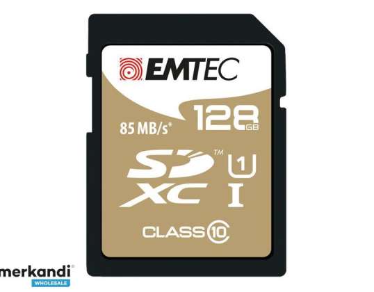 SDXC 128GB Emtec CL10 EliteGold UHS I 85MB/s Blister