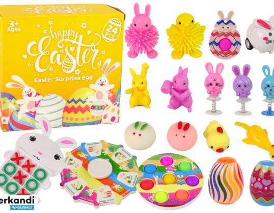 Ensemble de jouets anti-stress de Pâques 18 pièces
