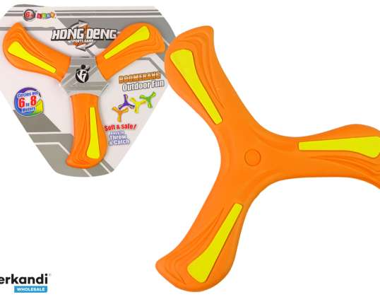 Boomerang Flying Throwing Disc Orange For Kids