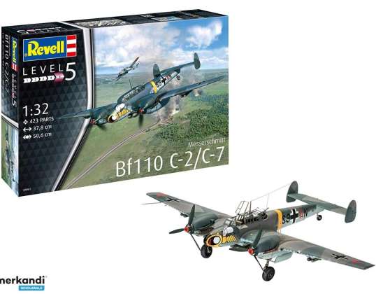 Plastik Modellbausatz messerschmitt bf 110 c7