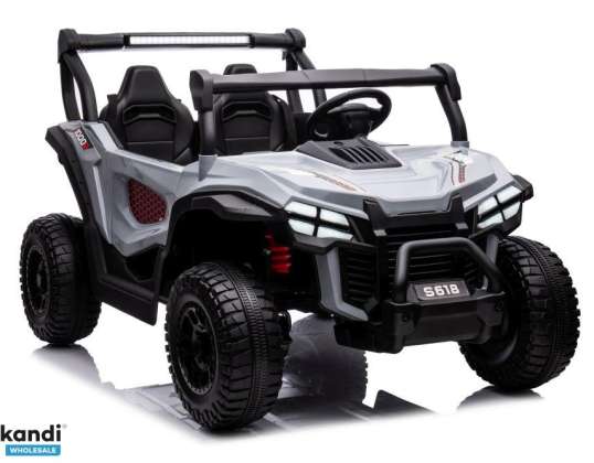 Accu-aangedreven auto S618 Grijs 4x4