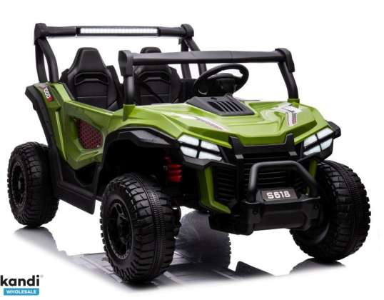 Accu-aangedreven auto S618 Groen 4x4