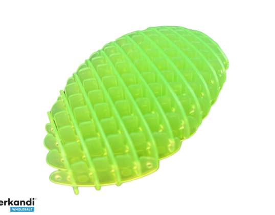 Jouet sensoriel flexible anti-stress vert 5 cm
