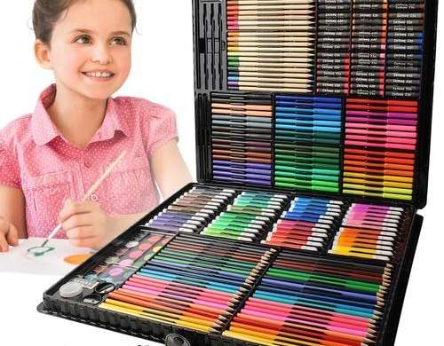 Coffret de peinture en coffret 288 pièces