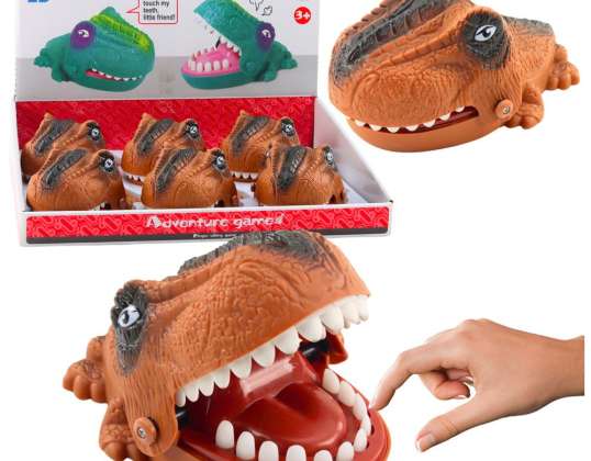 Biting Attacking Dinosaur Brown Arcade Game