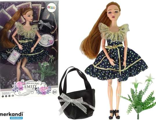 Muñeca Emily Fashion Show Bolso de Mano de Flores