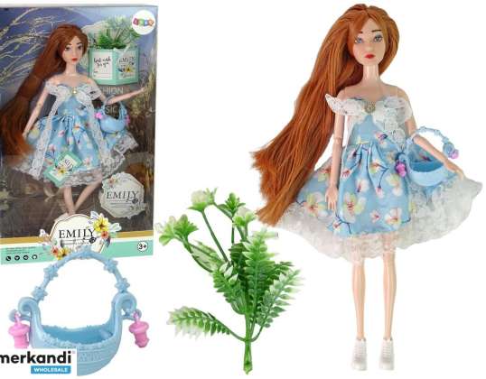Oyuncak Bebek Emily Bahar Kızıl Saç Çiçekler