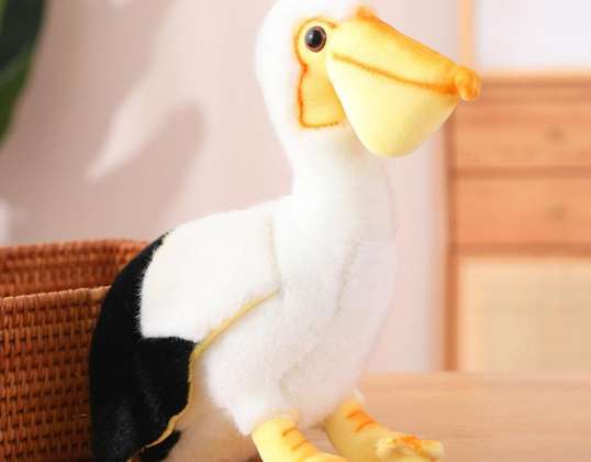Plüsch Pelikan Vogel Plüsch Maskottchen Kuscheltier 24cm