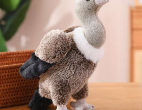 Plüsch Geier Vogel Plüsch Maskottchen Kuscheltier 25cm