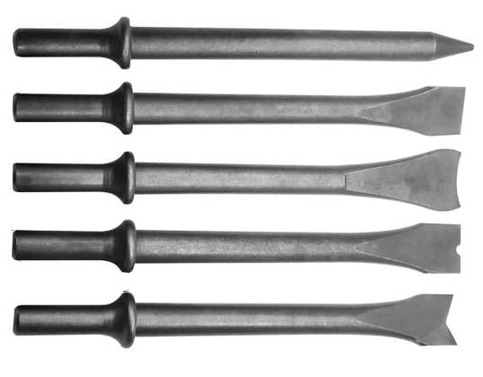 Meißel für pneumatischen Hammer 5 Stück