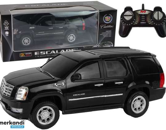 Авто Cadillac Escalade R/C Чорні фари Звук 1:16