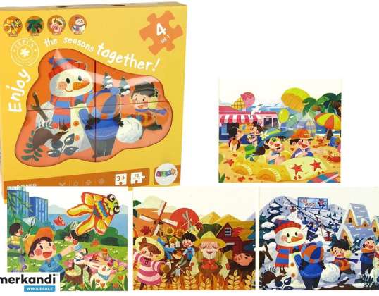 4-in-1 Puzzle Four Seasons NEL 14196