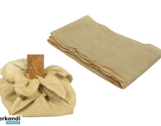 Jute Dekomaterial 80x75cm um den Stumpf unter dem Weihnachtsbaum abzudecken