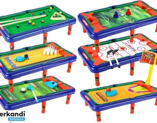 Stalo futbolas 6 in 1 Biliardo ledo ritulio futbolas