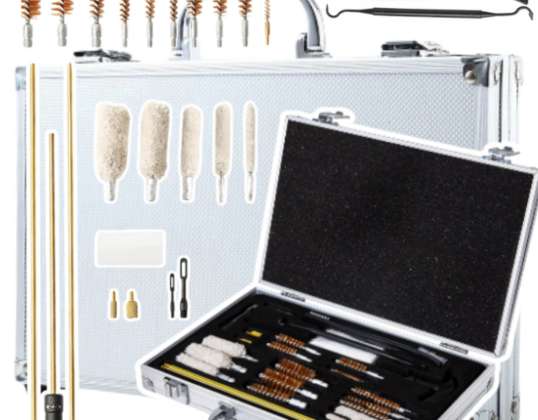 Kit di pulizia in valigia asta di pulizia 24 pz