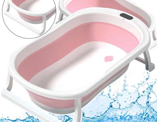 Badewanne Faltbar Rutschfeste Beine Rosa