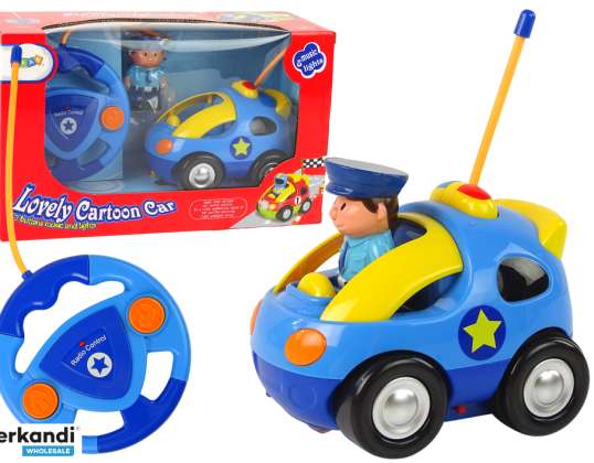 Toddler Car Police Remote Controlled R/C Light Sound