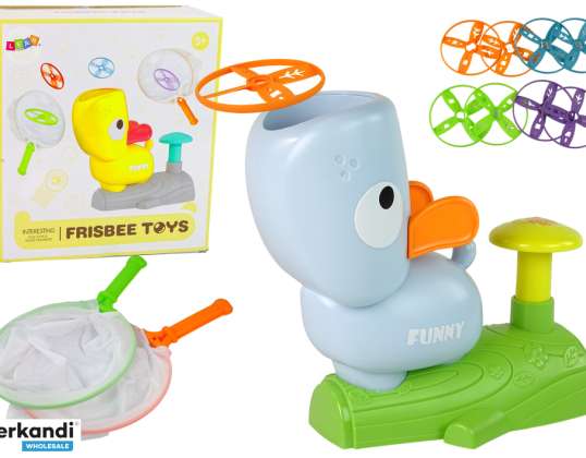 Fang Frisbee Flying Discs Catapult Blue Arcade Spiel