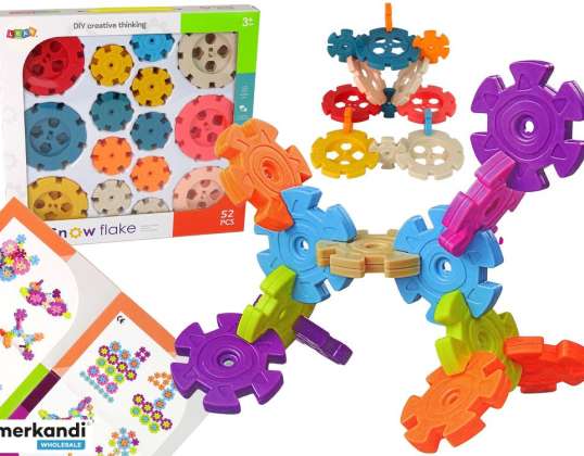 Snowflake Building Blocks 52 Pieces