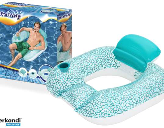 Aufblasbares Schwimmringkissen Blau 102 x 94 cm Bestway 43097
