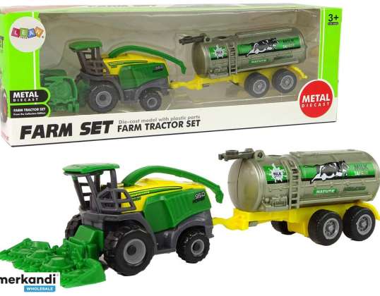 Plastikisches Landwirtschaftsfahrzeug Grün Gelb