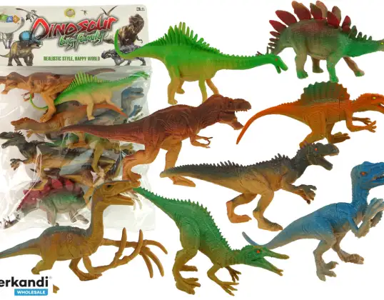 Juego de figuras de animales del parque de dinosaurios 8 uds.