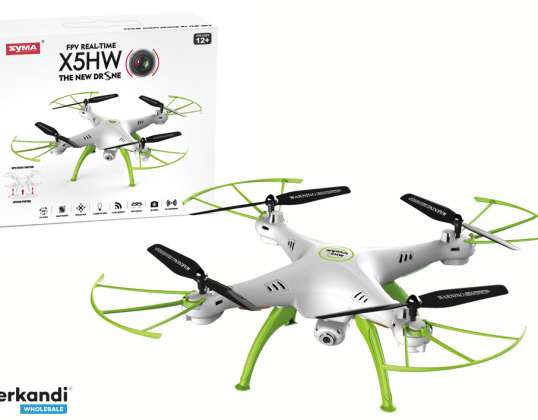 X5HW Remote Control Drone White Green