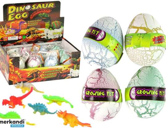 Schlüpfendes magisches Dinosaurier-Ei wächst 6cm weiß