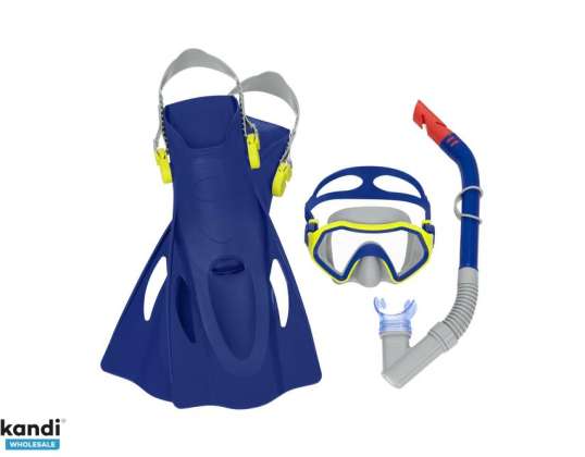 Dykkersett for barn blå maske. Finner. Bestway 25046 Tube