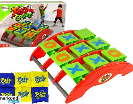 Geschicklichkeitsspiel Tic-Tac-Toe Werfen