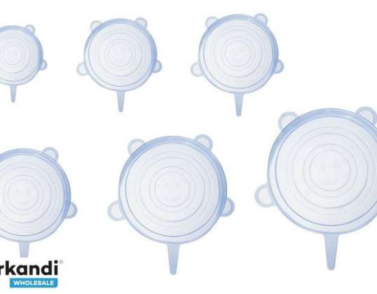 Couvercles en silicone - ensemble de 6 pièces