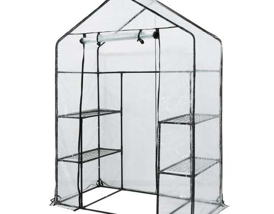 Greenhouse 143 x 73 x 195 cm.